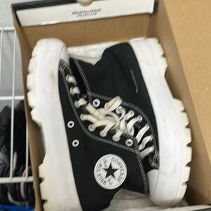 Converse Black and White High-Top Sneakers